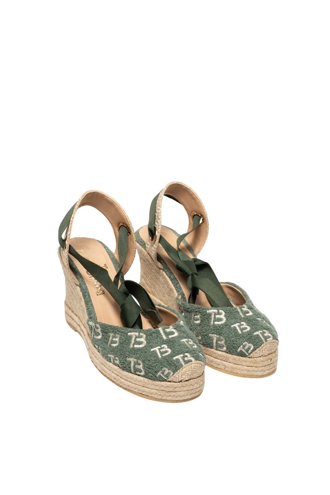 Espadrilles Chicamocha TB verde oliva para mujer en yute - TROBBIANI Colombia