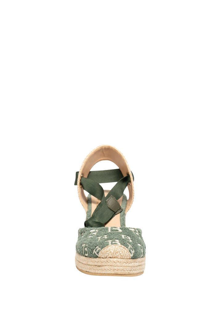 Espadrilles Chicamocha TB verde oliva para mujer en yute - TROBBIANI Colombia