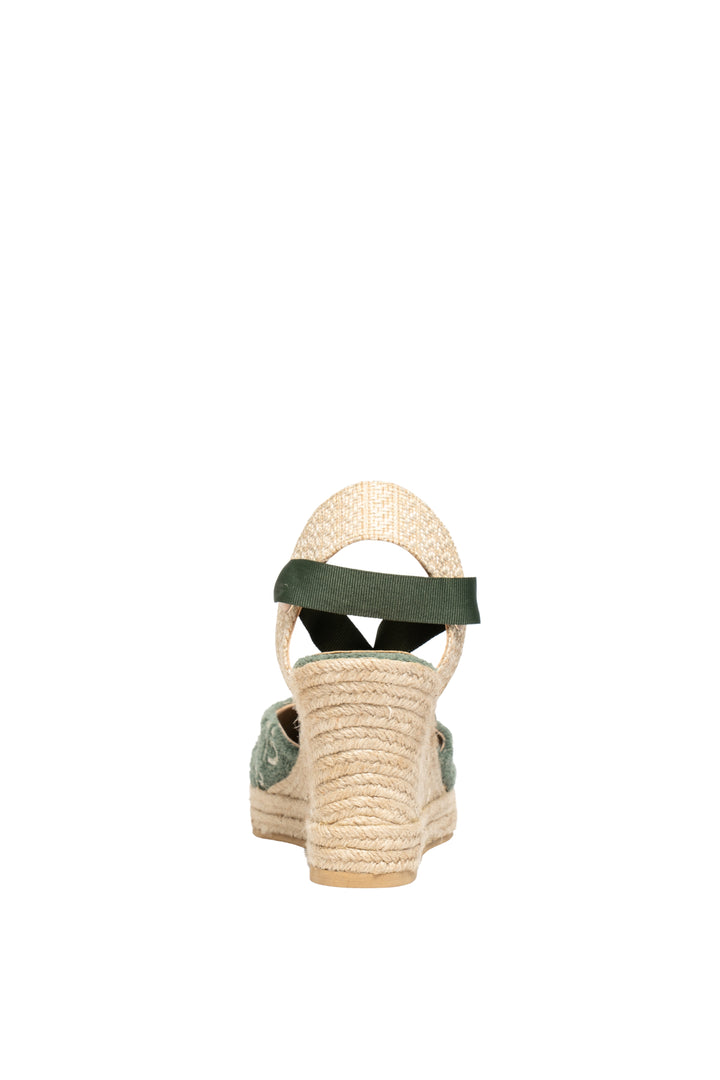 Espadrilles Chicamocha TB verde oliva para mujer en yute - TROBBIANI Colombia