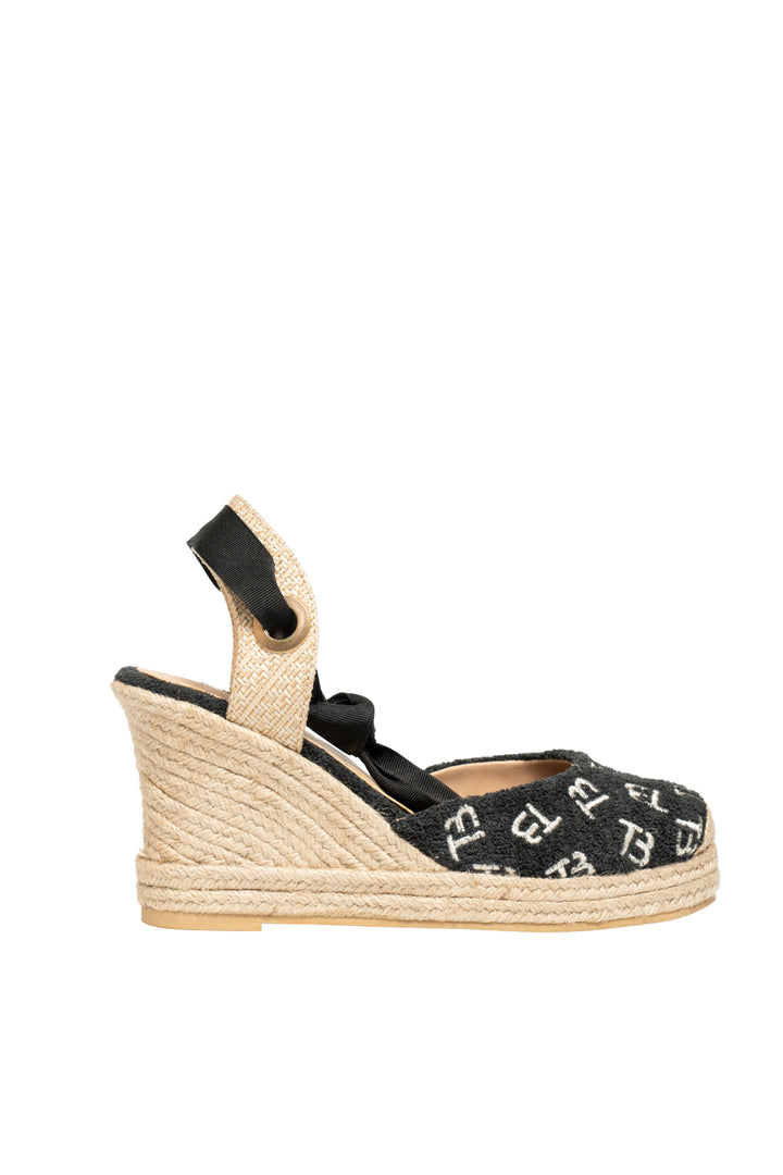 Espadrilles Chicamocha TB negro para mujer en yute - TROBBIANI Colombia