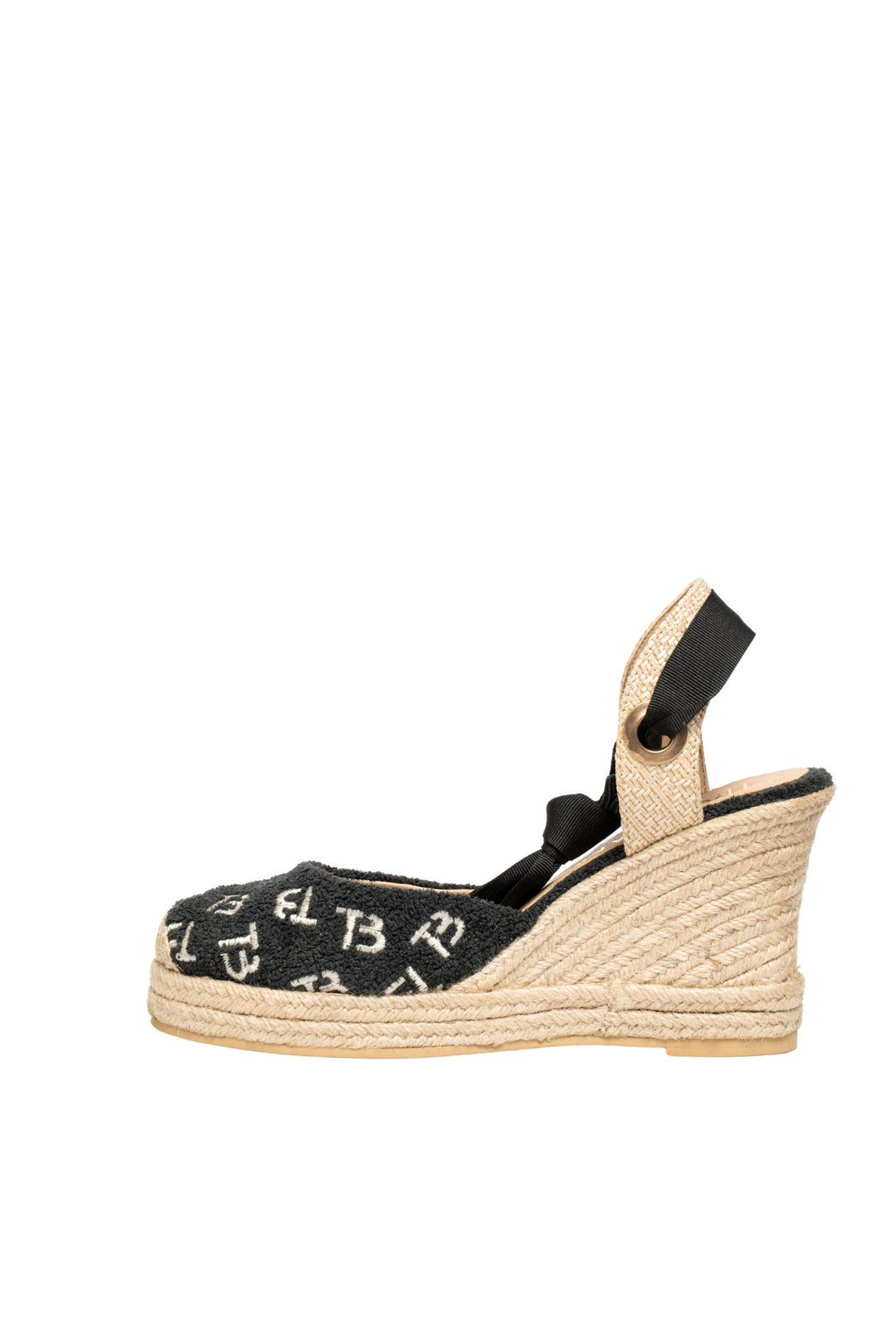 Espadrilles Chicamocha TB negro para mujer en yute - TROBBIANI Colombia