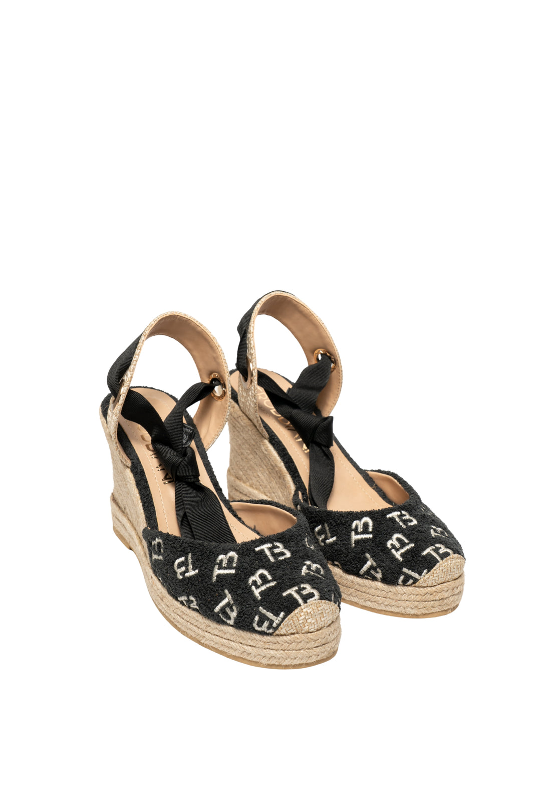 Espadrilles Chicamocha TB negro para mujer en yute - TROBBIANI Colombia