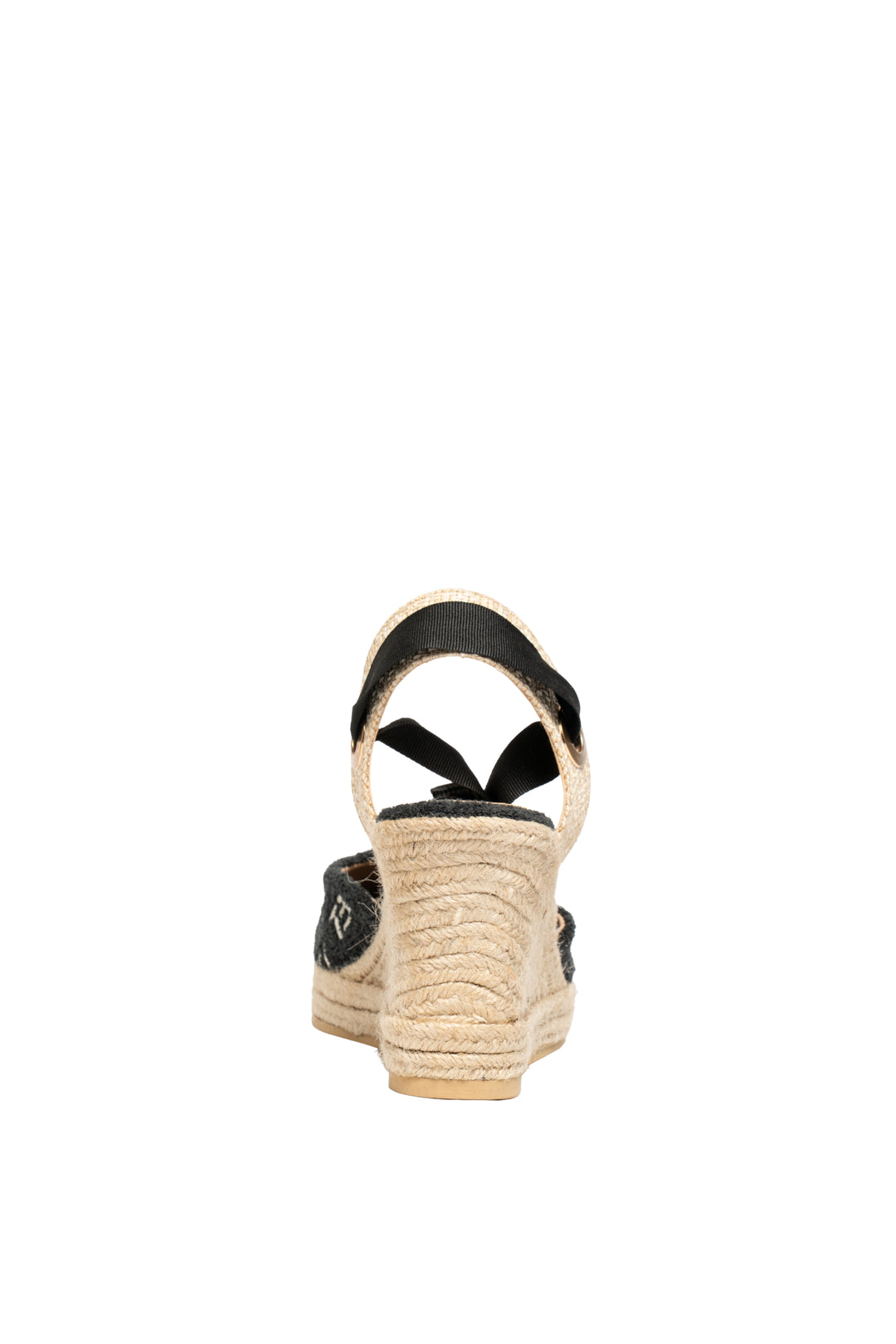 Espadrilles Chicamocha TB negro para mujer en yute - TROBBIANI Colombia