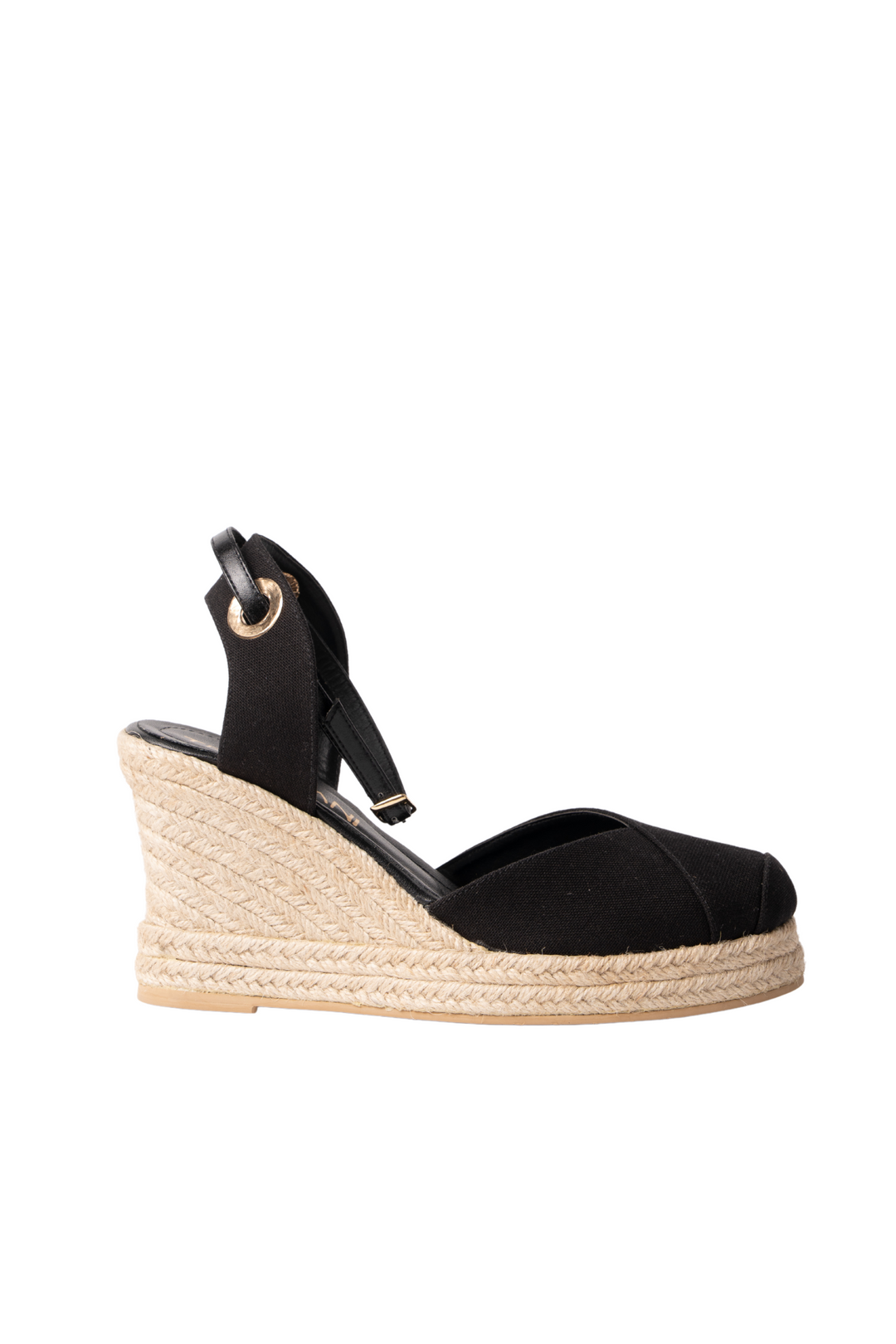 Espadrilles negro para mujer en yute - TROBBIANI Colombia