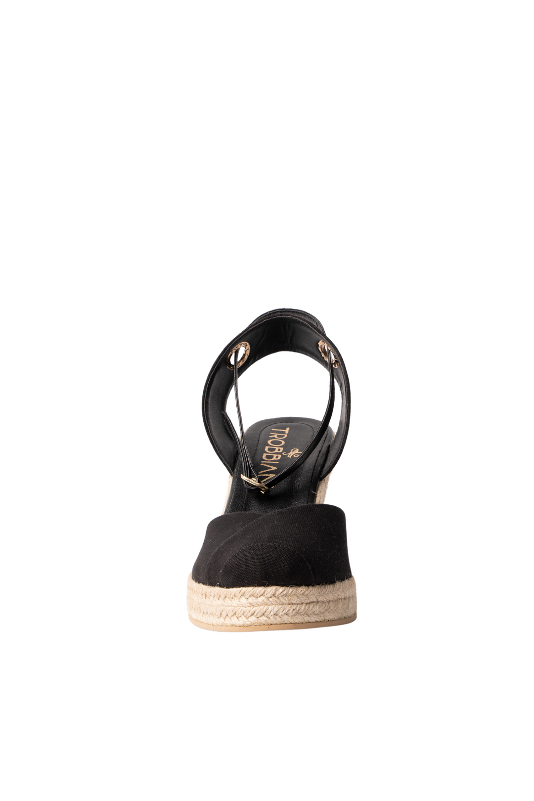 Espadrilles negro para mujer en yute - TROBBIANI Colombia