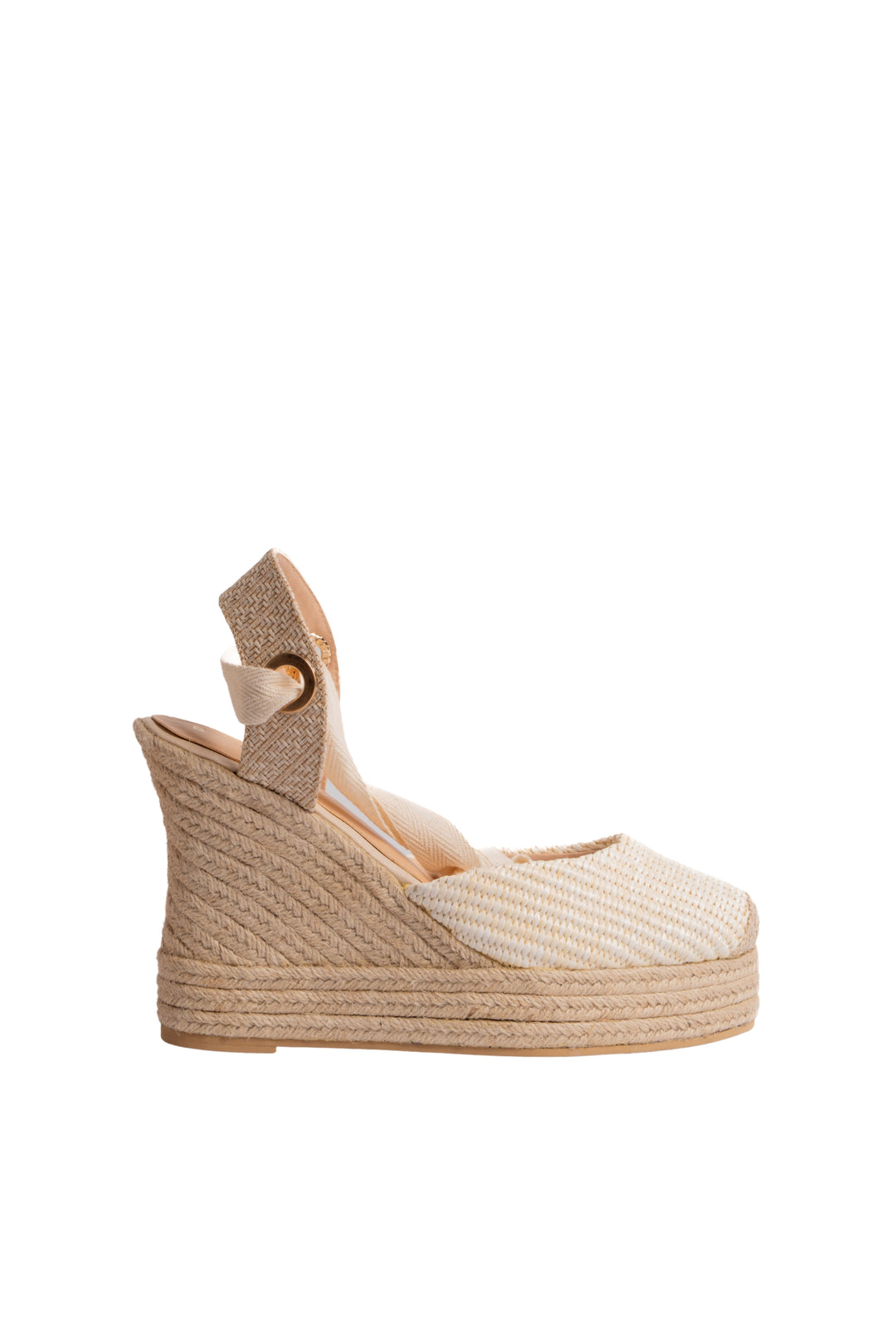 Espadrilles Chicamocha beige para mujer en yute - TROBBIANI Colombia