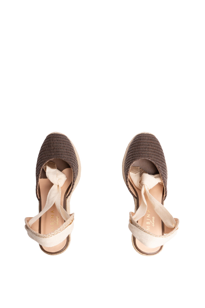 Espadrilles - Chicamocha marrón para mujer en yute - TROBBIANI Colombia