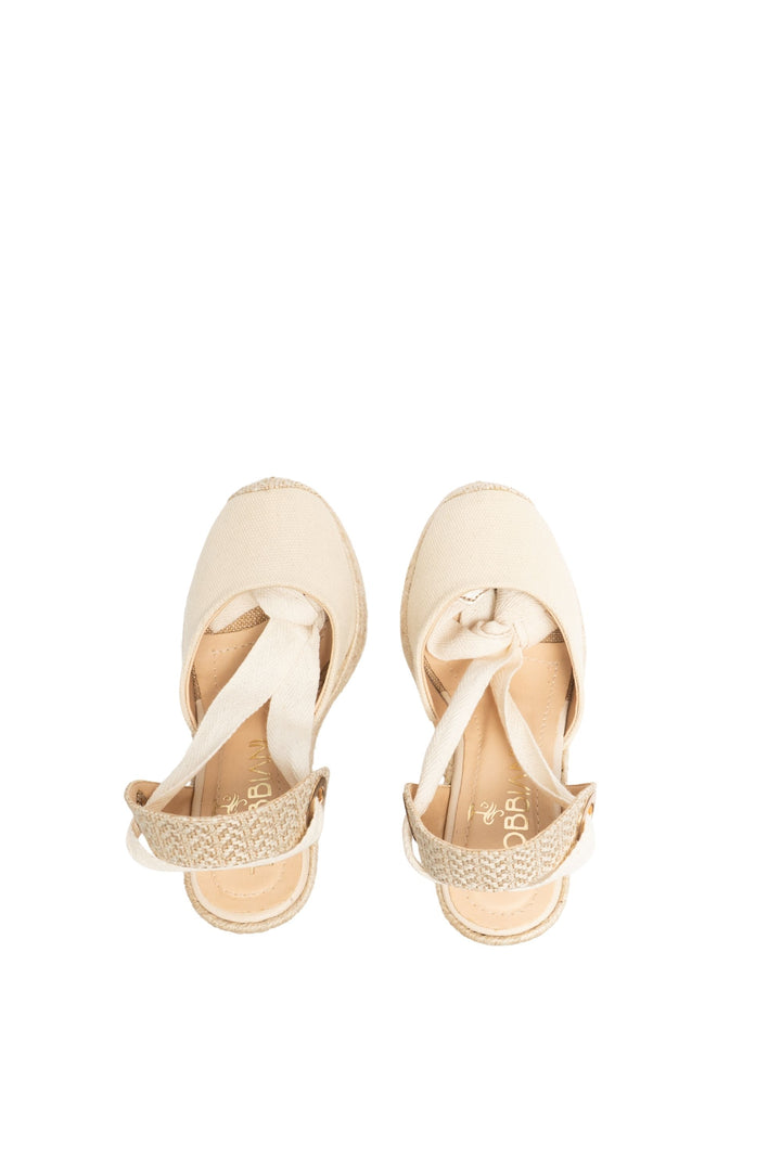 Espadrilles - Chicamocha beige para mujer en yute - TROBBIANI Colombia