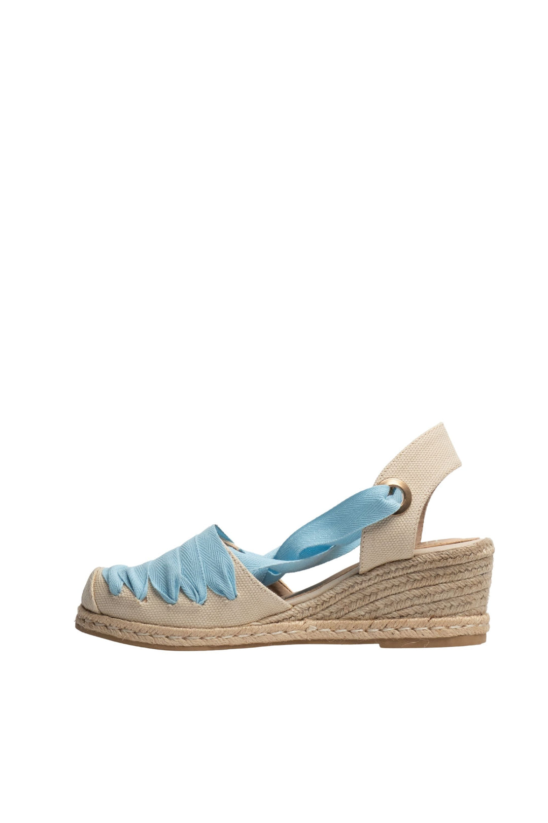 Espadrilles - San Juan celeste para mujer en yute - TROBBIANI Colombia