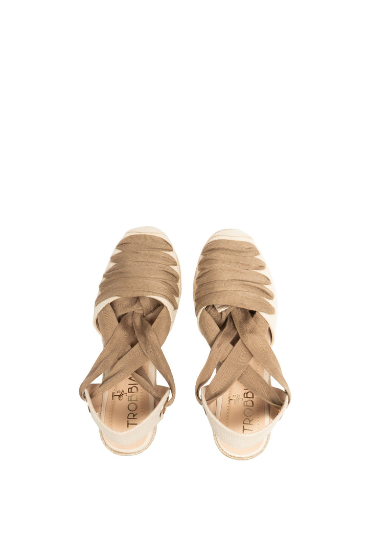 Espadrilles - San Juan marrón para mujer en yute - TROBBIANI Colombia