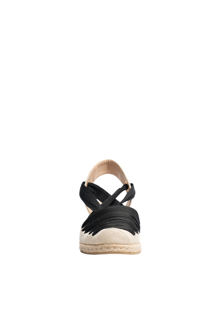 Espadrilles - San Juan negro para mujer en yute - TROBBIANI Colombia