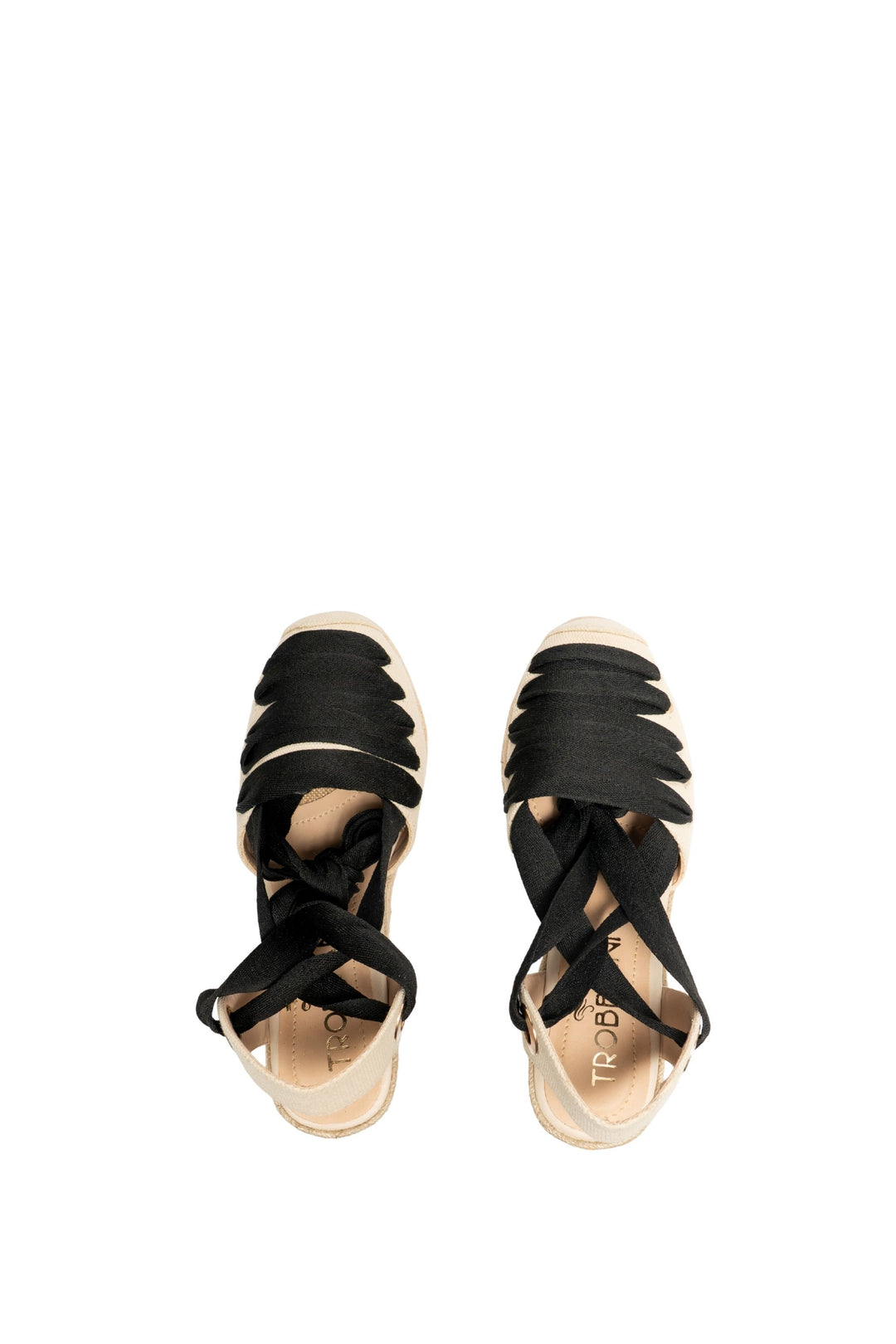 Espadrilles - San Juan negro para mujer en yute - TROBBIANI Colombia