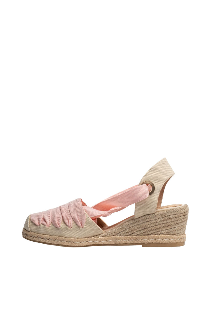 Espadrilles - San Juan rosa para mujer en yute - TROBBIANI Colombia