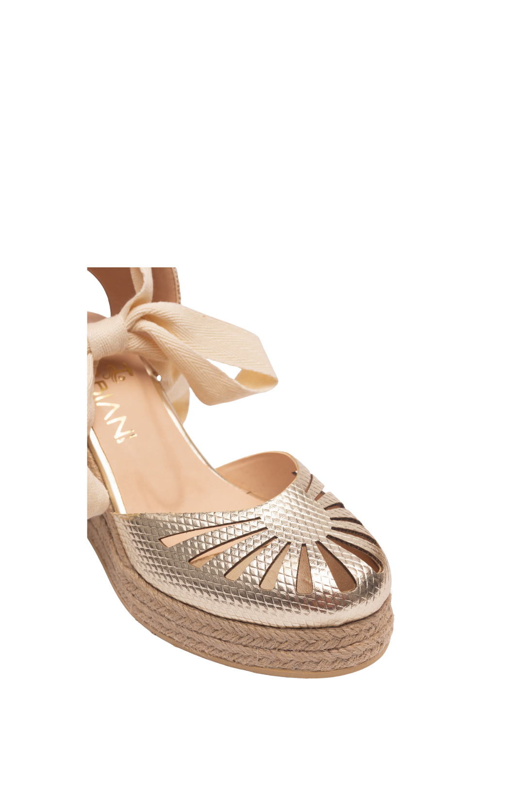 Plataformas en cuero luxury - dorado para mujer - TROBBIANI Colombia