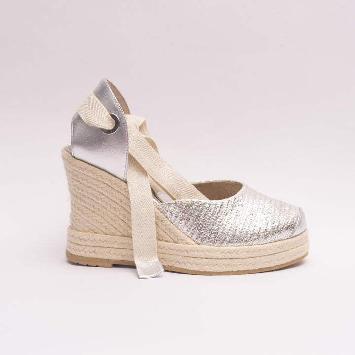 Espadrille Mayapo Plateado